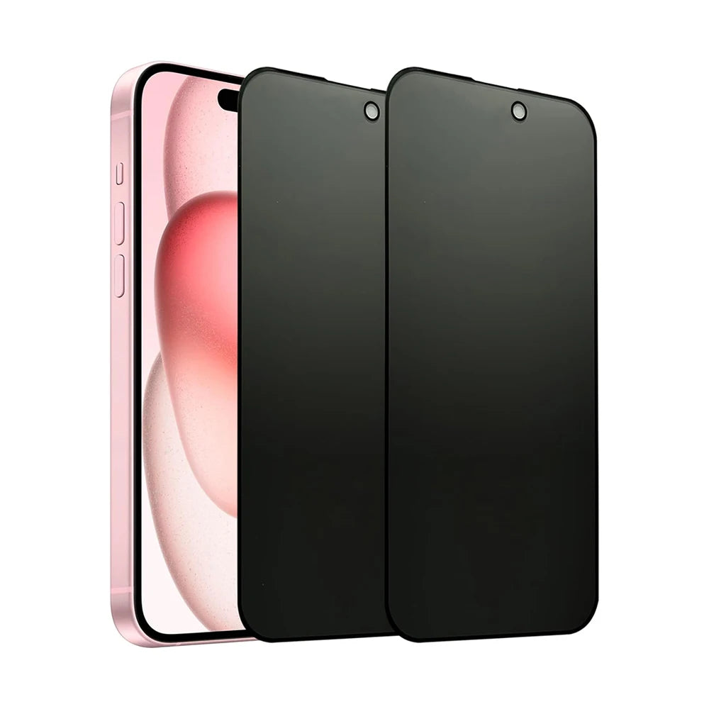 2 Pack Matte Privacy Screen Protector for iPhone 17 6.3 Inches, Scratch Resistant Tempered Glass Film, Full Coverage