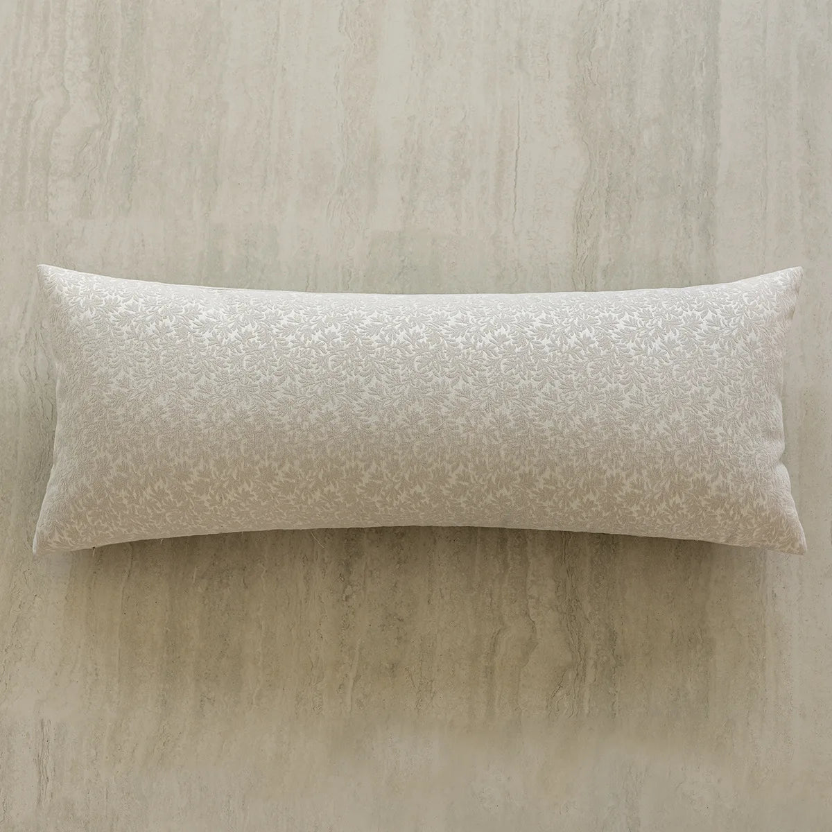 35x90cm Long Leg Clamp Pillow Cover Waist Pillowcase Black and White Luxurious Jacquard Cushion Cover for Headboard Bedroom