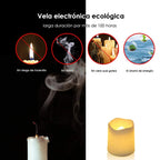 24Pcs/Set Flameless LED Candle Creative Wishing Led Tea Light Warm White Flameless Candle Halloween Christmas Decor Candle Light