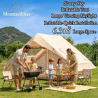 MOUNTAINHIKER Extra Large Inflatable Tent 3-6 Person Family Camping Tent with High-Quality Windproof and Spacious Interior