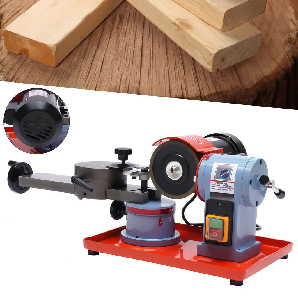 Circular Saw Blade Sharpener, Adjustable Speed, 3.15''-27.5'' Range, High Cutting Accuracy