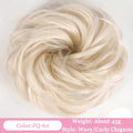 OLACA Synthetic Hair Bun Bands Blonde Black Messy Curly Chignon Donut Updo Scrunchies Fake Hair Pieces For Women Hair Extensions