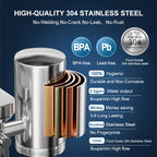 Wheelton Stainless Steel Kitchen Tap Filter Household Ceramic Water Purifier Faucet Water Filter  Activated Carbon Filtration