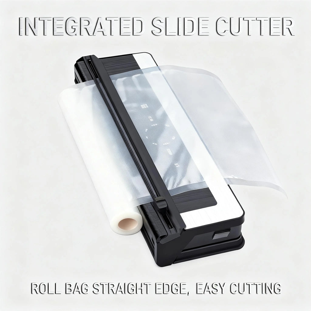 Automatic Vacuum Sealer Machine for Home & Commercial Use Dry & Wet Food Packaging & Preservation Built-in Bag Cutter 5mm Seal