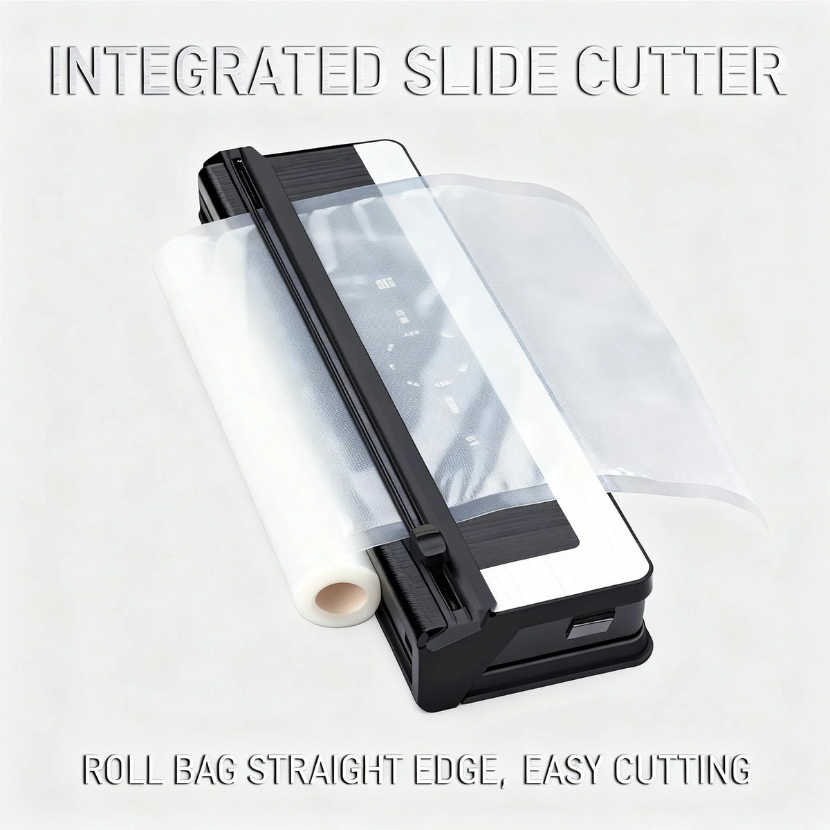 Automatic Vacuum Sealer Machine for Home & Commercial Use Dry & Wet Food Packaging & Preservation Built-in Bag Cutter 5mm Seal