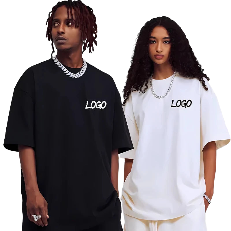 Customized 100% Cotton Printed T-shirts Men Fashion Short Sleeve O-neck Tshirt Women Personality Streetwear Tee Tops Camiseta