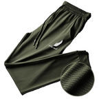 Men Fashion Quick Dry Pants Lightweight Hiking Jogging Running Trousers Breathable Workout Gym Ankle Tied Athletic Pants