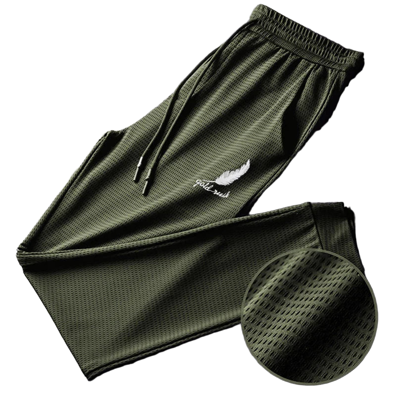 Men Fashion Quick Dry Pants Lightweight Hiking Jogging Running Trousers Breathable Workout Gym Ankle Tied Athletic Pants