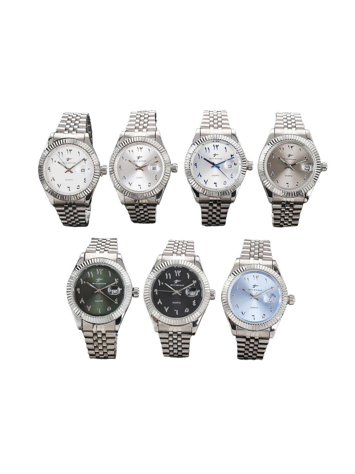 Fashion Men's Watches Date High-end Luxury Casual Sport Clock Classic Business Quartz Male Stainless Steel Wristwatches