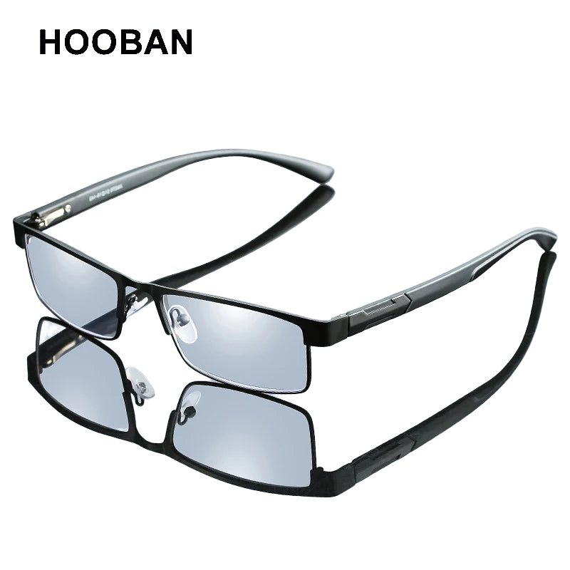 High Quality Stainless steel Reading Glasses Men Women Fashion Presbyopic Eyeglasses Business Hyperopia Anti Blue Light Eyewear