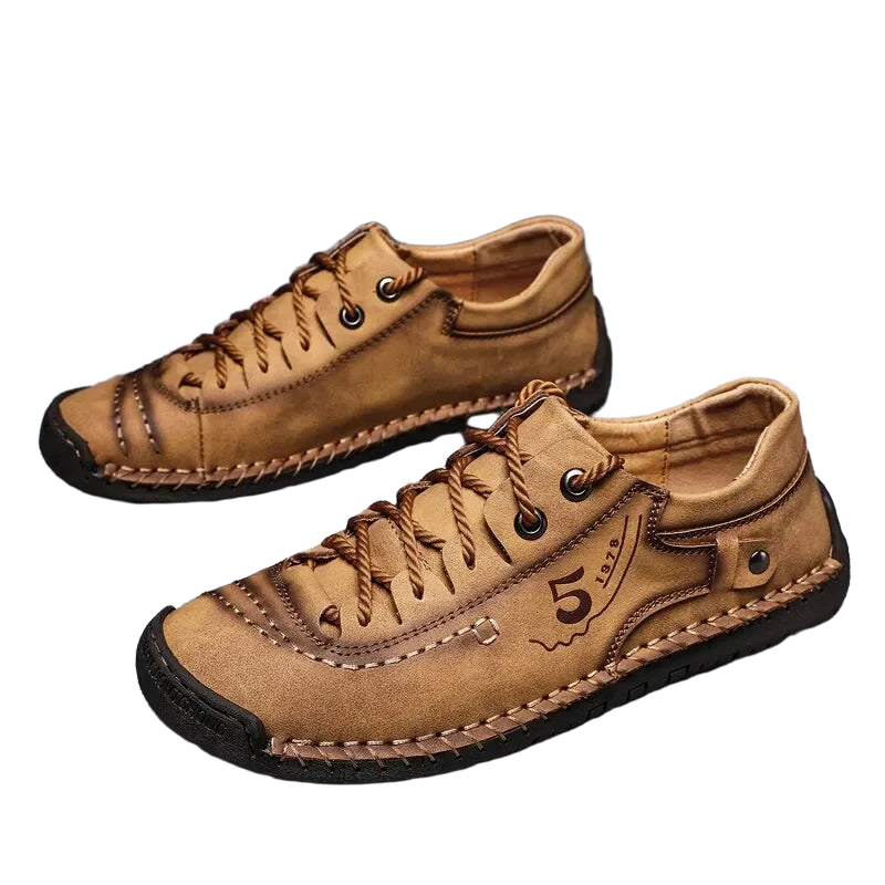 Shoes for Men Leather 2023 New Casual Shoes  Fashion Soft Homme Outdoor Comfortable High Quality Classic Ankle Non-slip Flats