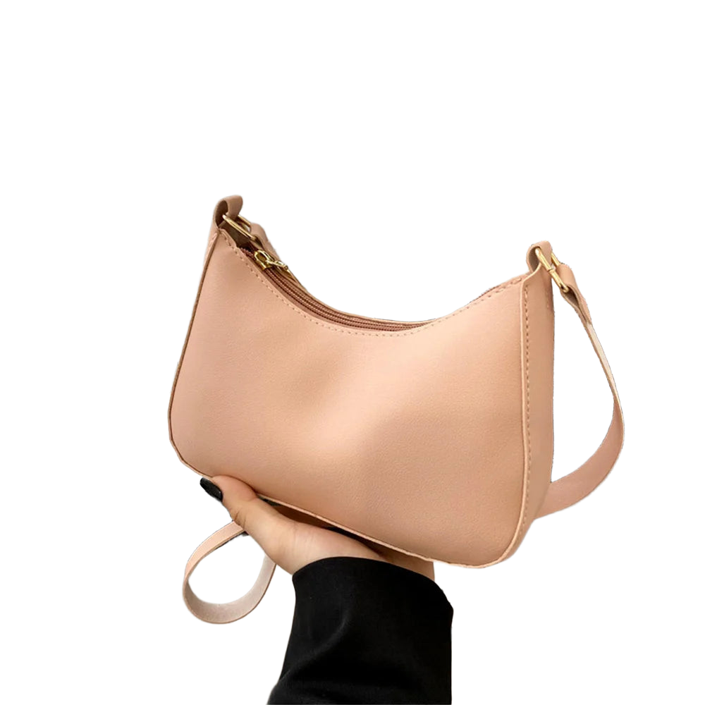 WOMEN'S Bag Underarm Bag  Handbags Retro Solid Color PU Leather Shoulder Underarm Bags Casual Women Hobos Handbags