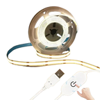 LED Light Strip USB Touch Sensor 5V COB Diode Tape Dimmer Backlight DIY High Density Linear Lightings Lamp Ribbon For Home Decor