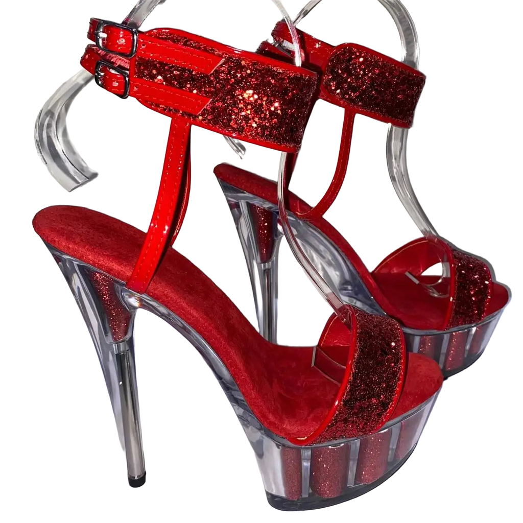 Fashion Stepping Sexy Club 15cm/High Heeled Sandal/Model Stage/Performance High Heeled Sandal