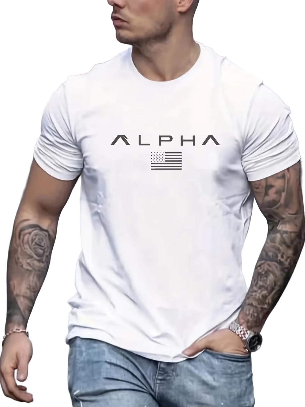 Outdoor Fitness Sports Men's T Shirt Casual O-neck Loose Short Sleeve Tops Fashion Gym T-shirt Man Summer Quick Dry Running Tees