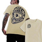 2025 Latest Original Pattern Printed Cotton T-shirt Men's Summer Casual Top Short Sleeve Classic Fashion Crew-neck T-shirt
