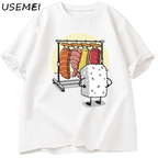 Sushi Wardrobe T Shirt Women Men Funny High Quality T-shirt Cotton Graphic T Shirts Loose Short-sleeve Pritned Tshirt Man Tops