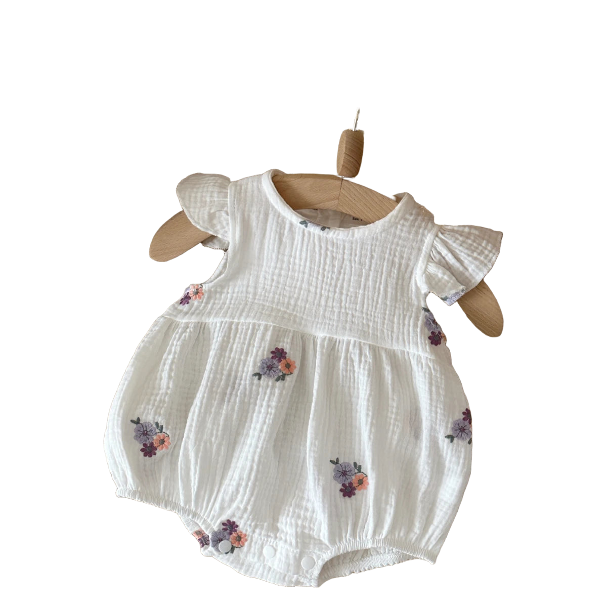 Baby Girl Clothing New Summer Newborn Baby Girl Romper Embroidered Flowers Cotton Toddler Baby Girls Jumpsuit 1-18M