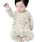 Baby Boys Girls Clothes Newborn Jumpsuit Muslin Cotton Long Sleeve Romper Infant Autumn Spring Clothes 0-2T