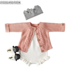 Baby Girls Clothes Autumn Baby knitted Romper Set Infant Newborn Baby Girl Cardigan Boys Sweater Cotton Baby Jumpsuit For Girls
