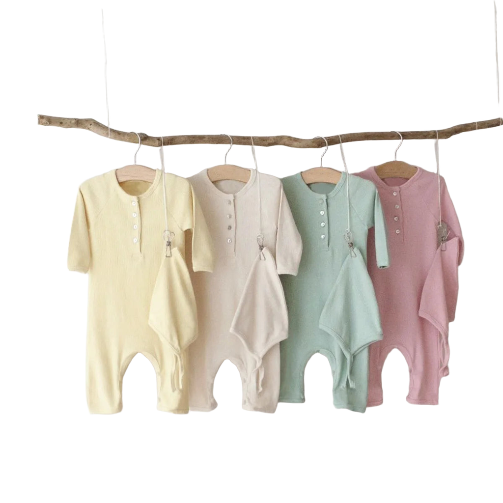2025 Autumn New Infant Girl Long Sleeve Romper Solid Baby Cotton Ribbed Jumpsuit For Newborn Boy Toddler Clothes 0-24M