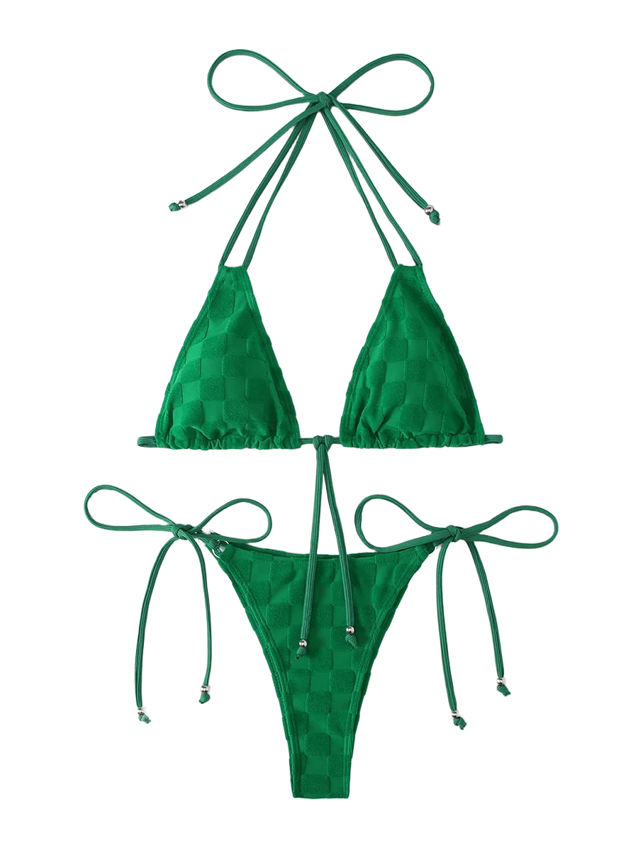 Sexy Triangle Bikini Women's Swimsuit 2025 Swimwear Micro Thong Bikinis Sets Trend  Two-piece Bathing Suit for Female Beach Wear