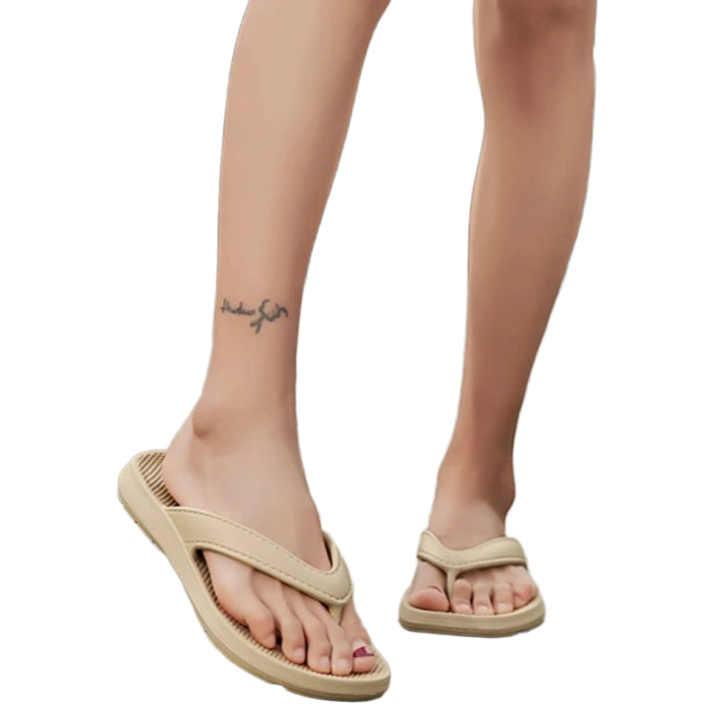 Women's Flip Flops Trendy Soft Sole Anti-slip Breathable Versatile for Any Outfit Men Beach Leisure Slippers Couple Shoes