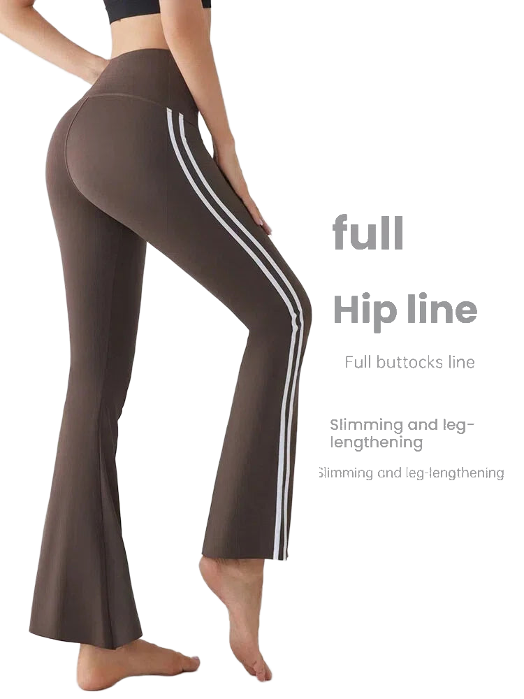 Flares Yoga Pants for Women High Waist Bootcut Workout Leggings Tummy Control Fitness Gym Leggings