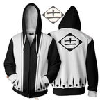 Japanese anime BLEACH Kenpachi Zaraki Kurosaki ichigo hoodie Sweatshirt Cosplay Costume coat Jumper Sweatshirt