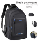 Neutral style backpack for men and women,suitable for travel and business students.Double-shoulder bag made of nylon material