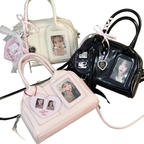 Itbag Small Crossbody Shoulder Bag For Women With Photo Card Holder Niche Design Boston Pillow Style Groupie Merch Handbag