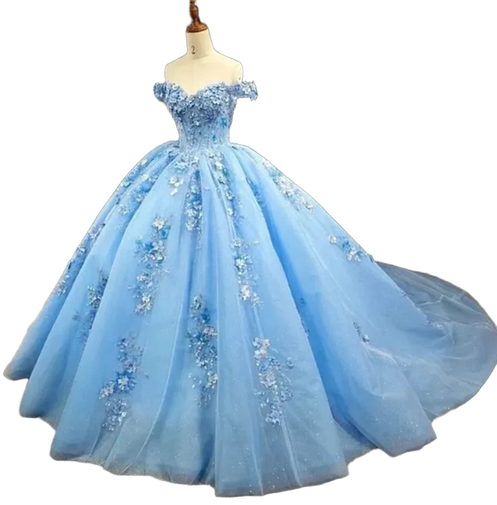 Puffy Flower Girl Dresses For Wedding Kids Pageant First Communion Dress