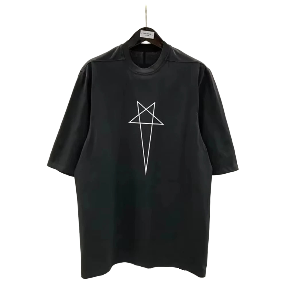 The Newly Printed Long Version of The Loose-fitting Short-sleeved Clothing T-shirt Is A Comfortable and Fashionable Cotton