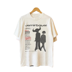 Jamiroquai 1997 Tour White T-Shirt Retro Jamiroqua Men Women Oversized Y2k Short Sleeve Street Hip Hop Tee Female Male Clothing