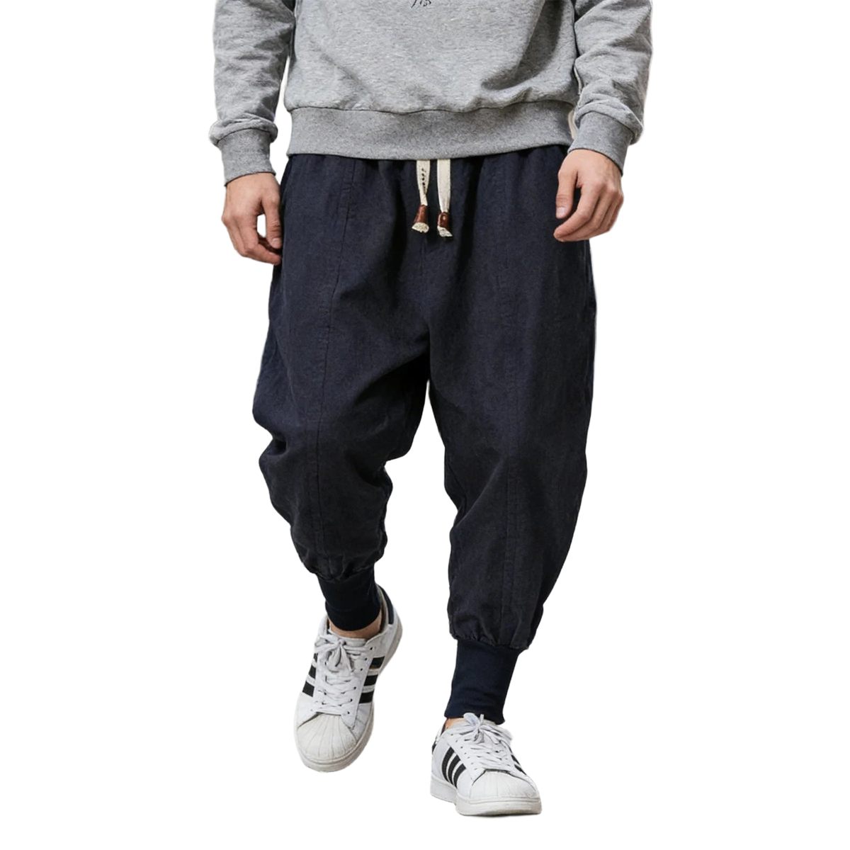 FGKKS Men Pants Brand New Chinese Style Man Jogging Straight Cotton Sweats pants Quality Male Trousers