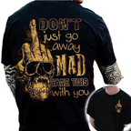 2025New Summer Hot Sale Double Gun Skull Digital Printing Short Sleeve Boys Handsome Personality Crew Neck T-Shirt Top