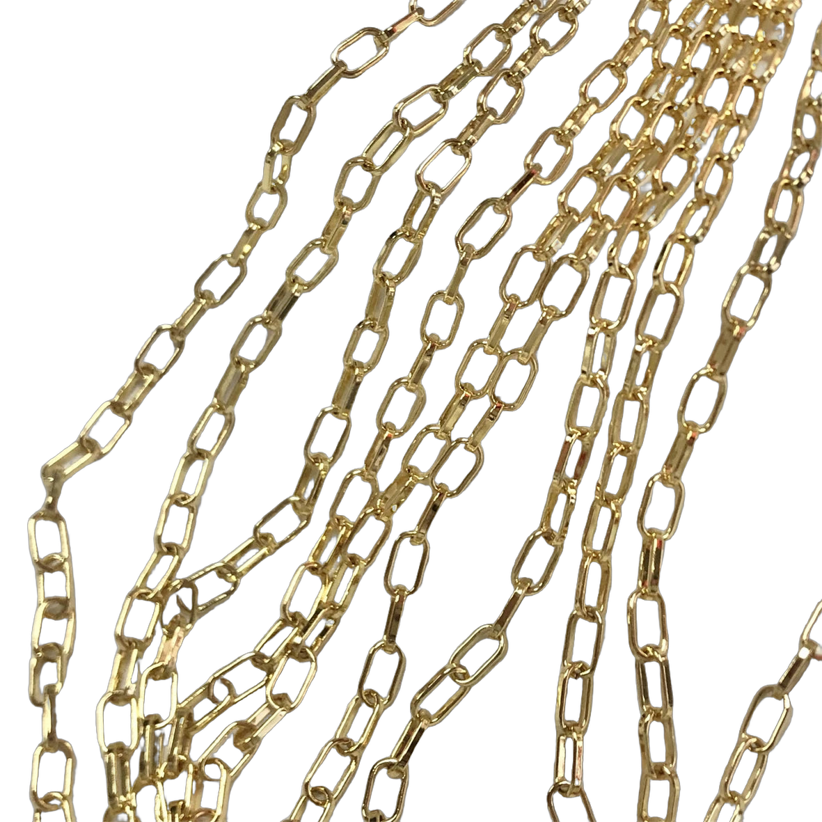 WT-BC178 Personality big chain Yellow brass with gold for men and women to make bracelets necklaces and jewelry accessories