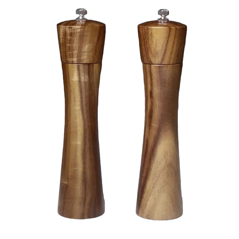 8-inch Solid Wood Pepper Grinder,Acacia Wood Manual Black Pepper Seasoning Bottle,Kitchen Spice Shaker Tools,Hand Ground Grinder