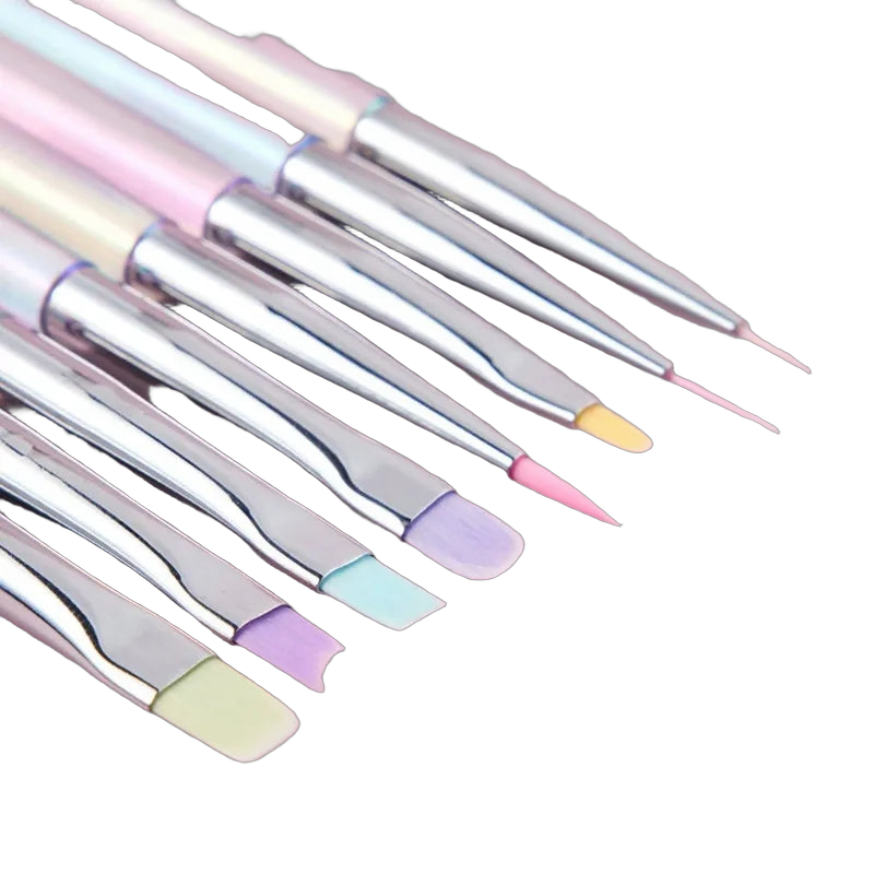 Nail Design Art Pen Aurora Transparent Brush Painting Brush Uv Gel Extension Drawing Carving Pen Diy Manicure Tool Nail Brush