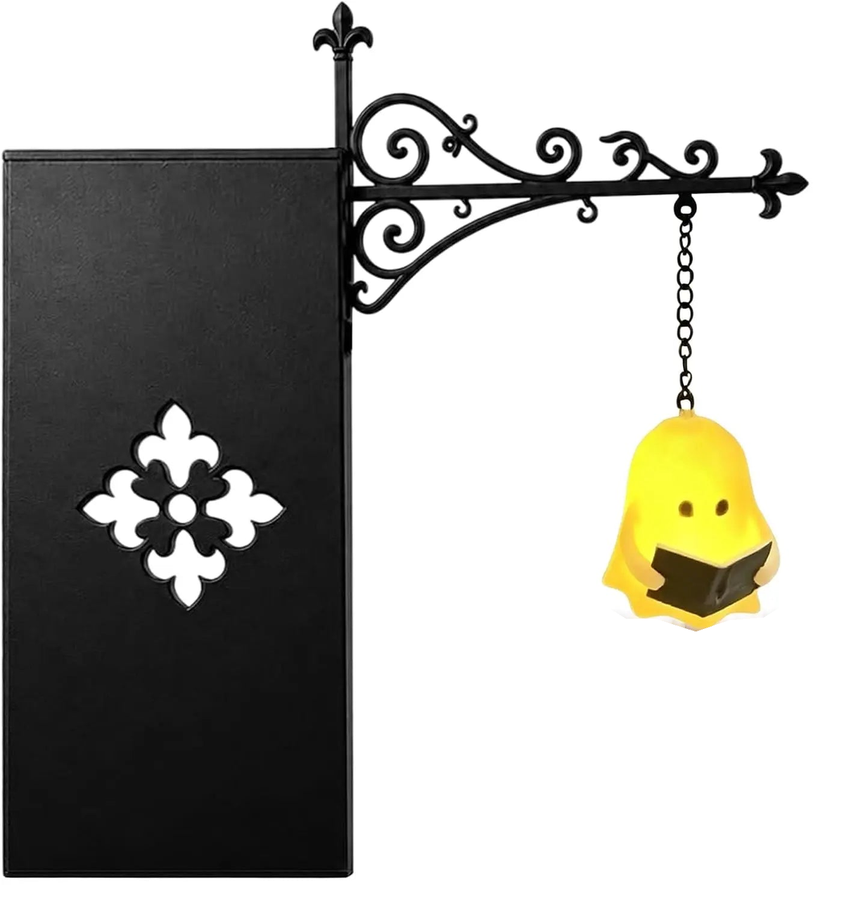 Halloween Retro Bookshelf Lighting Wall Mounted Reading Lamp Metal Gothic LED Night Light  for Studious Home Room Ornament