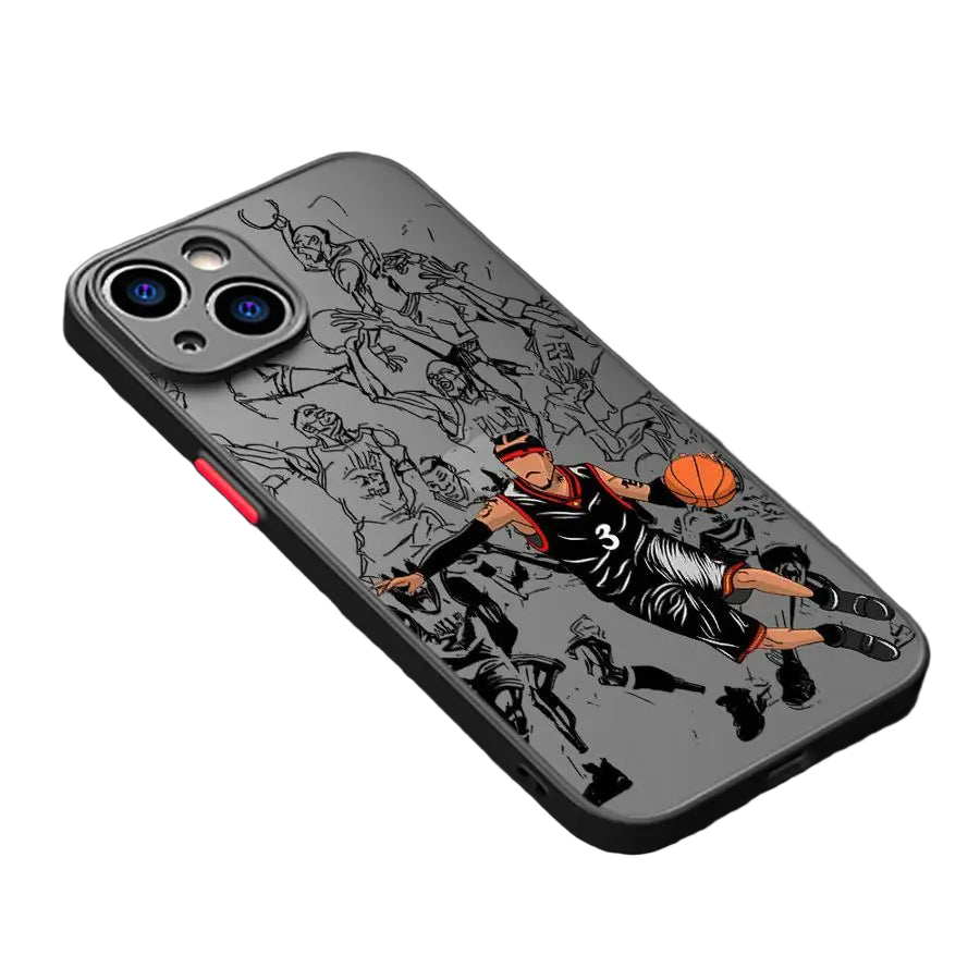 Cute Basketball Star Phone Case for iPhone 15 16 Pro Max 14 Plus 11 12 13 Pro Max SE 7 14 8 Pro XR XS X 15Pro 12 Mini