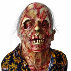 Halloween Horror Mask Zombie Masks Party Cosplay Bloody Disgusting Rot Face Scary Masque Masquerade Mascara Terror Masker Latex — white background