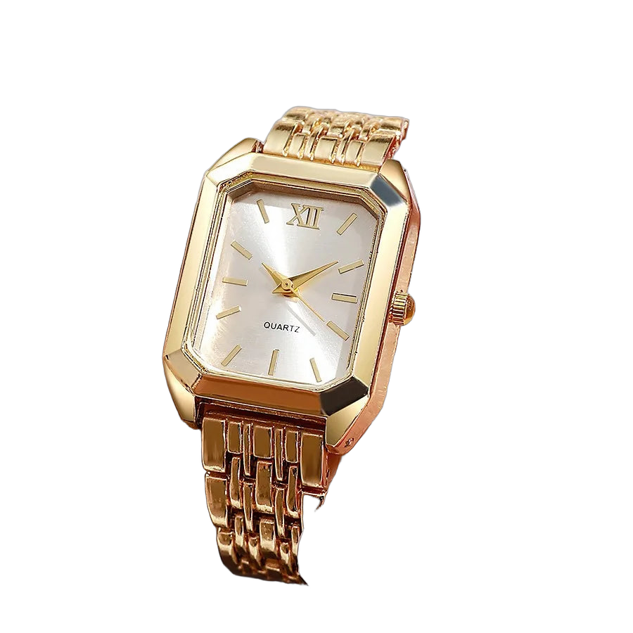 2pcs/set Luxury Women's Quartz Watch with LOVE Bracelet Watch Set Fashion Alloy Band Business Ladies Watches Female Clock Gifts