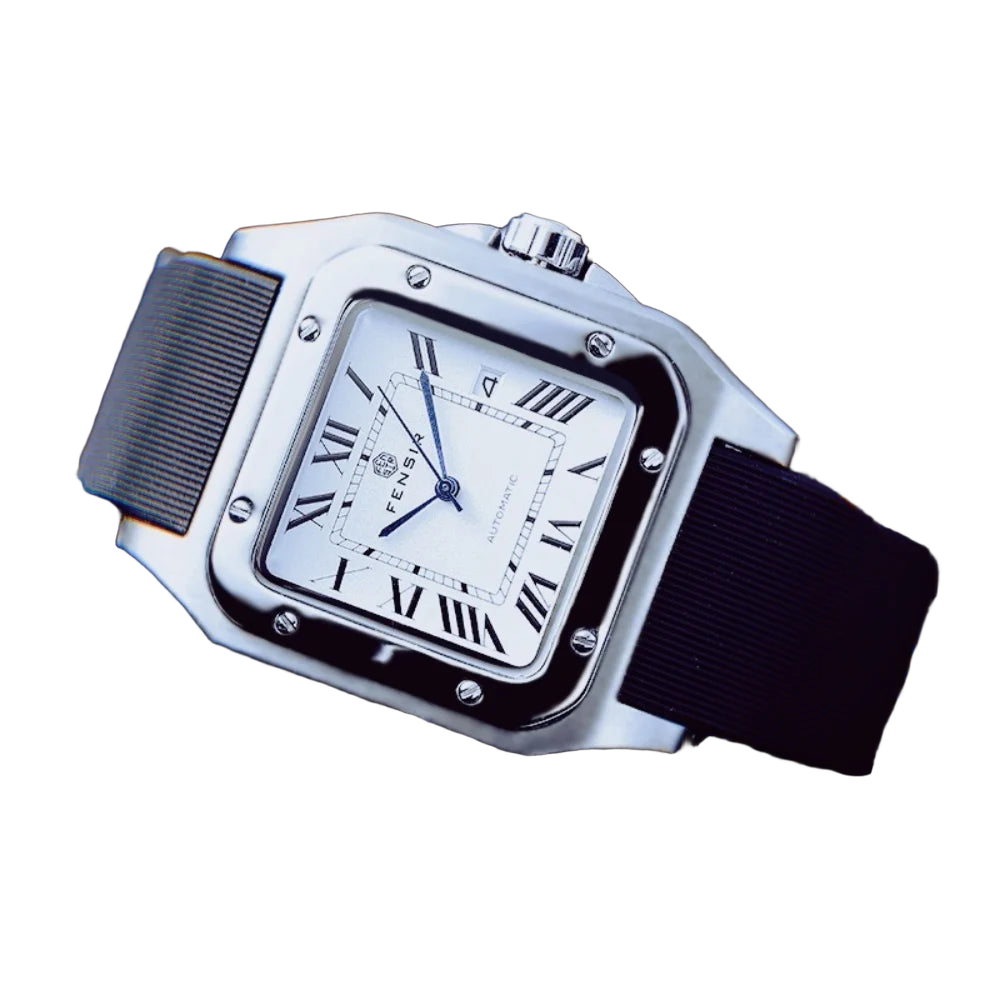 New Square Business Men's Watch in European, American, Japanese, and Korean Style, Party Gift Watch, Fashionable Casual Versatile Quartz Watch for Young Men, Students, and Socialites, the Best Gift for Him