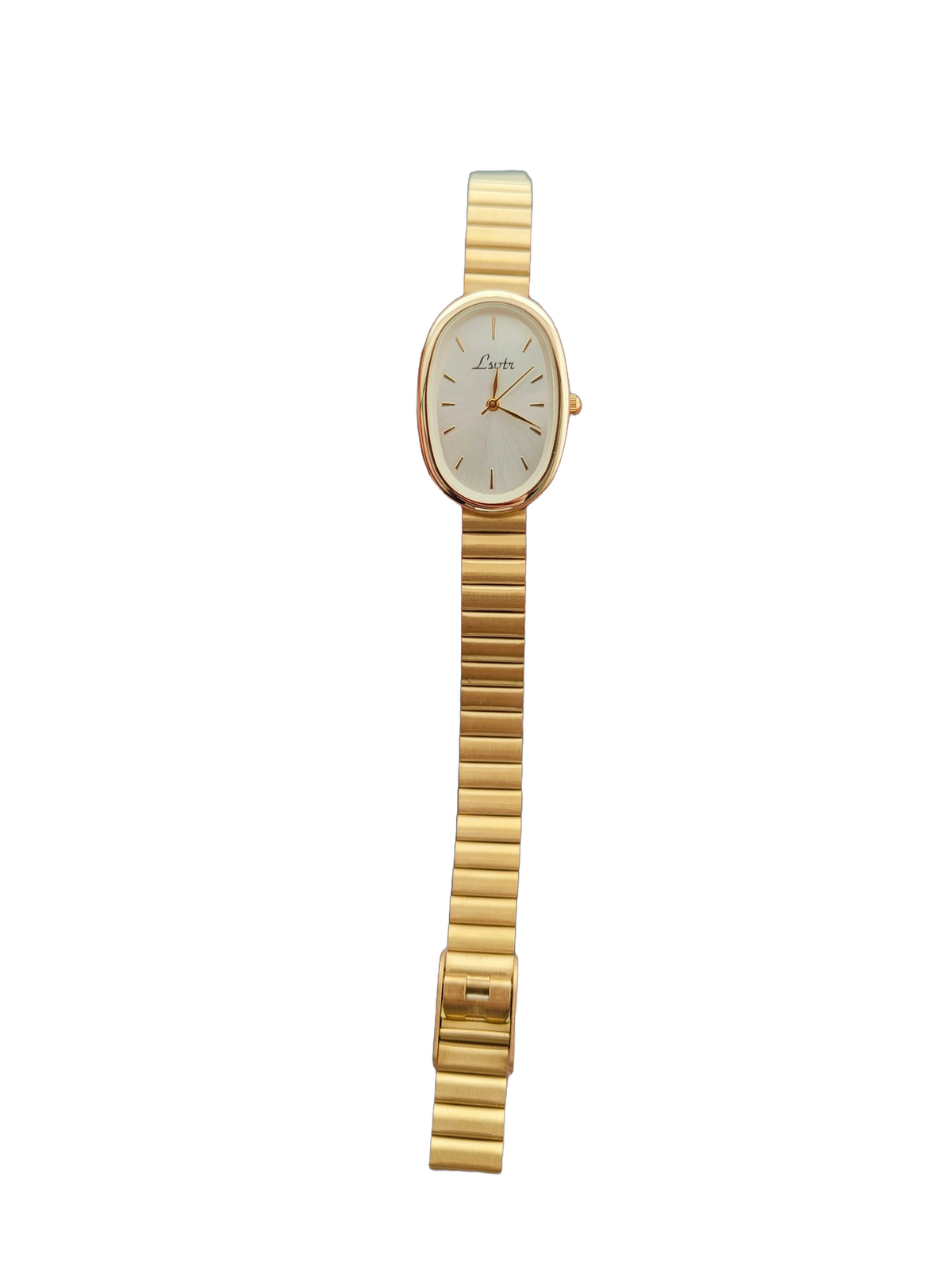 1 Piece of New Fashion Gold Bracelet Women's Watch, Vintage Luxury, Stylish, Simple, Elegant, Light Luxury, Versatile Women's Quartz Watch